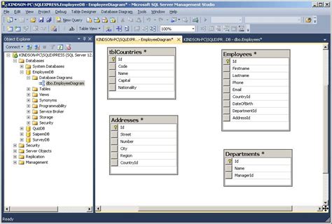 How to Create SQL Server Database Employee Table 的图像结果