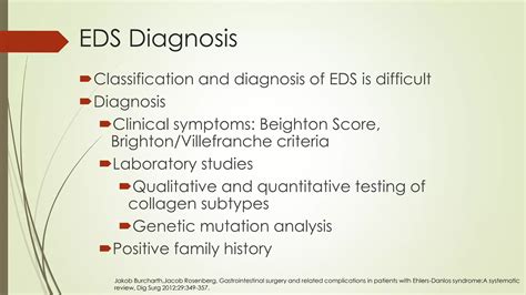 Ehlers-Danlos syndromes(EDS) | PPTX