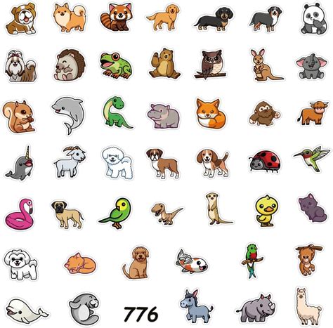 Acekar Waterproof Animal Stickers for Laptop, Skateboard, India | Ubuy