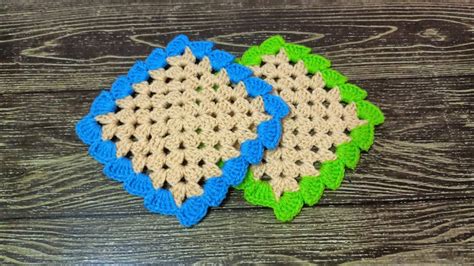 Crochet Coaster Tutorial 的图像结果
