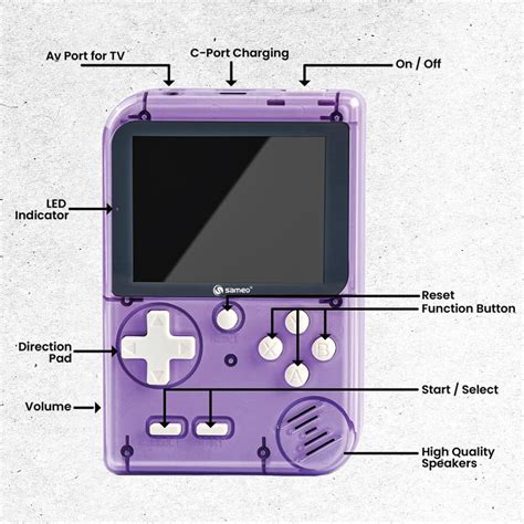 Buy Sameo DreamBoy Handheld Video Game Console (Ice Purple) at Best ...
