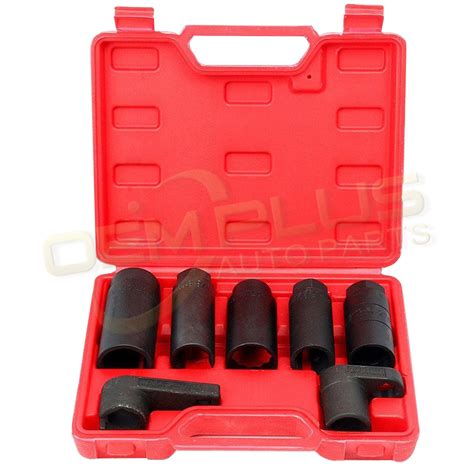 7PCS O2 Oxygen Sensor Socket Wrench 22mm 27mm 29mm Auto Repair Installer Tool | eBay