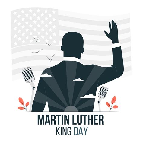 Martin Luther King Jr Day 2022 Clipart