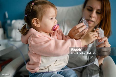 Image result for Toddler Using Inhaler