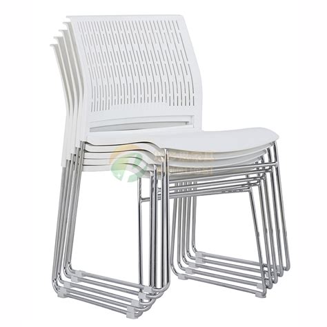 弓形脚塑钢椅时尚塑料靠背会议椅灰色接待椅工程单食堂椅培训椅子-淘宝网