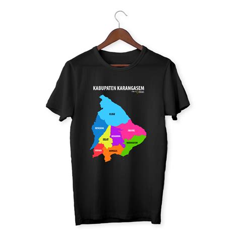 Jual Kaos Peta Kabupaten Karangasem, Bali - Tshirt Map by Mahasiswa ...