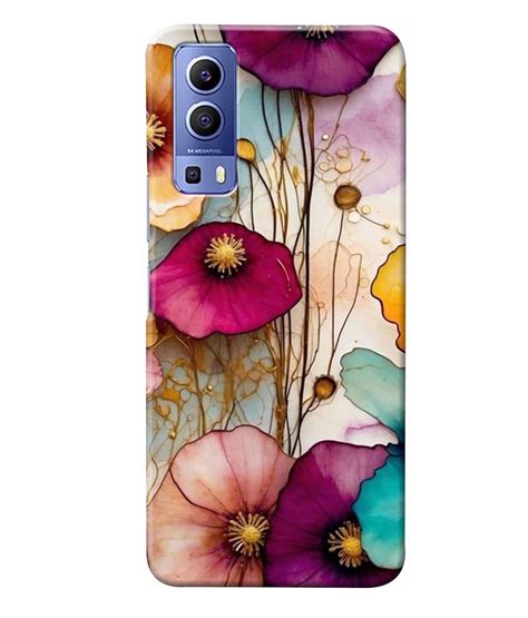 RINPAK Printed Colorful Hard Back Case Cover & Compatible for Vivo Y72 ...