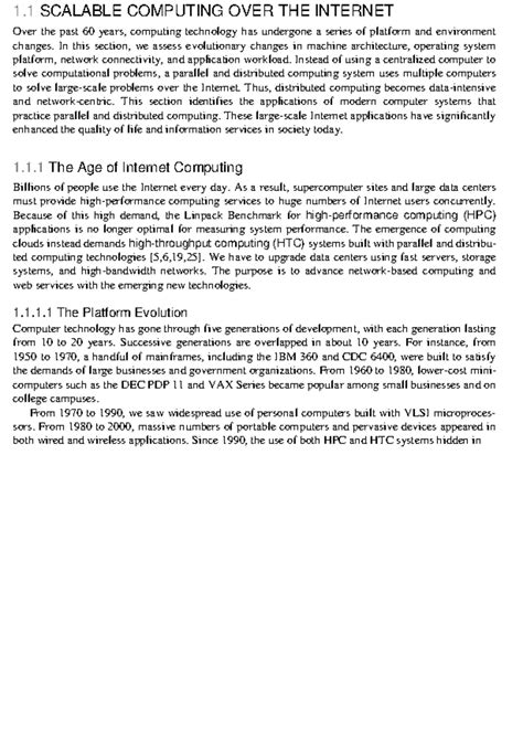 1.1 Scalable Computing Over the Internet: Trends and Applications - Studocu