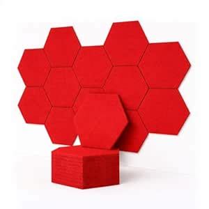 MMT Acoustix® HexaFelt Bevelled Acoustic Panels, Luxury Sound Absorbing ...
