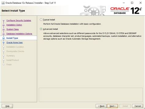 Installing Oracle 12C 的图像结果