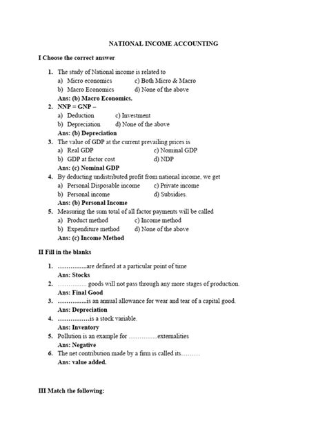 Image result for National Income Accounting Example