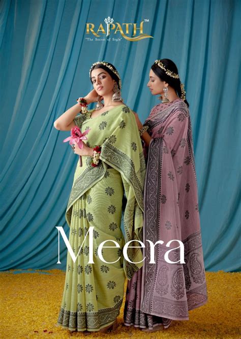 Rajpath Meera Traditional Designer Linen Saree Collection