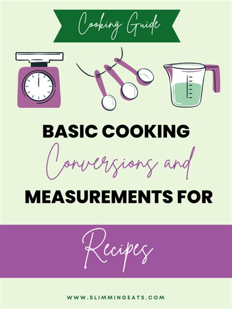 Cooking Conversion Tips 的图像结果