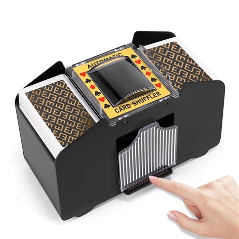 WIGACH 4-Deck Automatic Card Shuffler, Battery Operated for Poker ...