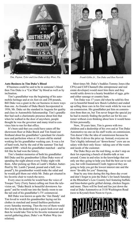 Duke Automotive Augusta GA Newsletter | PDF