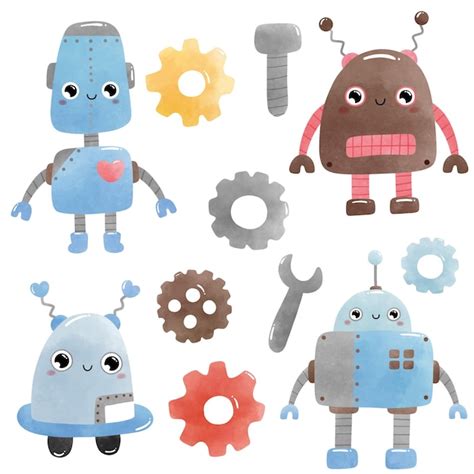 Cute Robot Vector 的图像结果