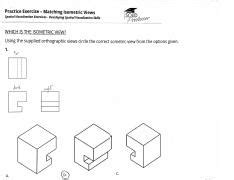 Image result for Spatial Visualization Test Isometric Views