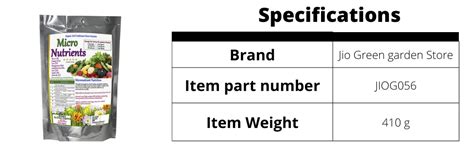 Jio Green garden Store Organic Micro Nutrients Fertilizer 400 G With ...