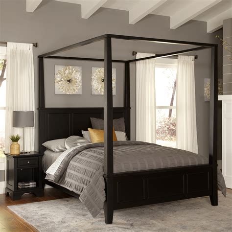 Home Styles Bedford Canopy 2 Piece Bedroom Set & Reviews | Wayfair