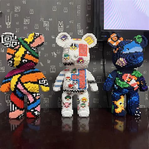 Bearbrick 1000% – Statua Da Collezione Orso In Vinile, Alta 70 Cm, Perfetta Per Vetrine E Regali