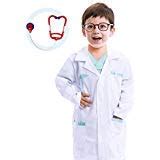 Buy Jr. Doctor Lab Coat Deluxe Kids Toddler Costume Set for Halloween ...