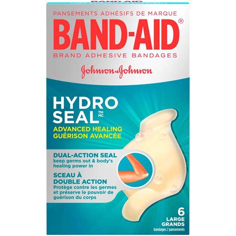 Large Hydrocolloid Bandages - Band-Aid Hydro Seal for Blisters, Waterproof, Extra Protection ...