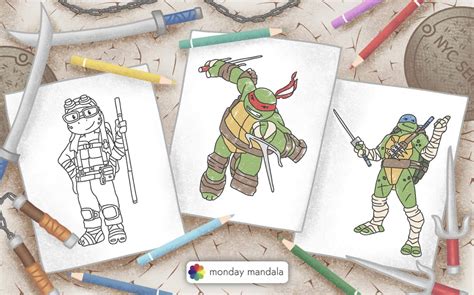 Tmnt Jumbo Coloring Book