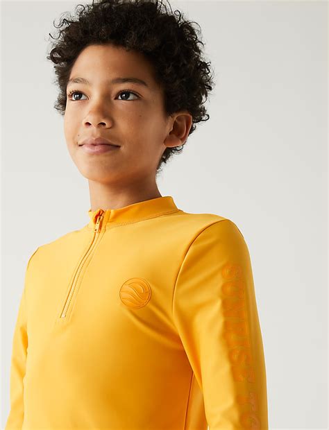 Buy Slogan Long Sleeve Rash Vest at Marks & Spencer