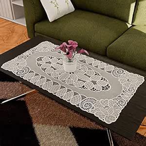 Kuber Industries Table Runner|Soft Vinyl Fabric Floral Design for ...