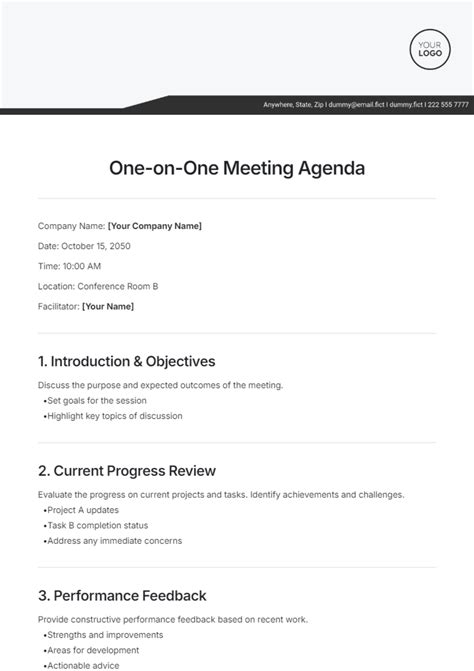 Free Annual General Meeting Agenda Template to Edit Online