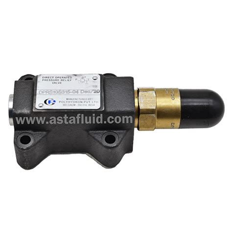 Pressure Relief Valve DPRS10-T-100, Polyhydron – astafluid