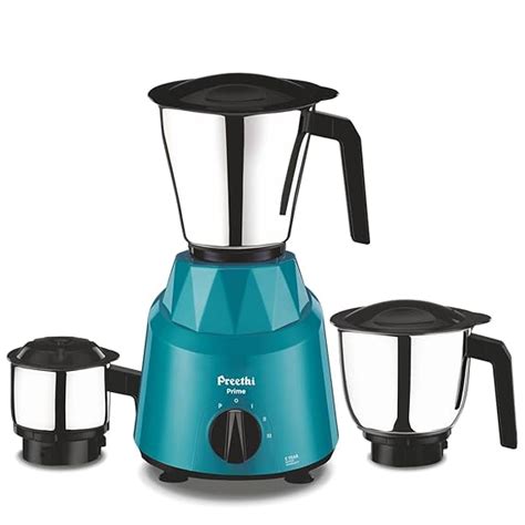 Buy Preethi Plastic Prime Mixer Grinder for Kitchen I 3 Jars 750 Watt ...