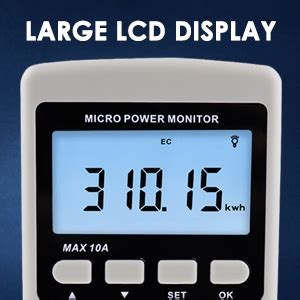 LABART Digital Power Meter Wattmeter Energy Consumption Meter Watt ...