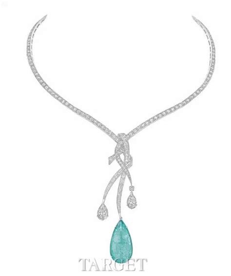 『珠宝』Chopard 推出 Precious Lace 新作：34.63ct帕拉伊巴碧玺与19.87ct水滴形摩根石 | iDaily ...