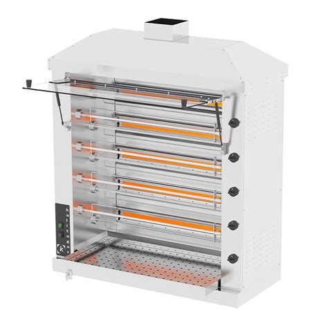 Kalitegaz CRG45C-9 Resting Chicken Rotisserie Machine, 9 Skewer ...