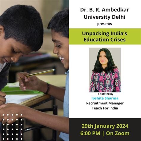 Unpacking India’s Education Crises | Dr. B. R. Ambedkar University Delhi
