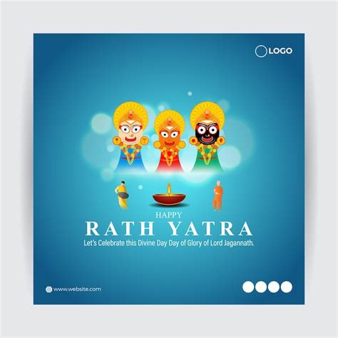 Vektor-Illustration von Happy Rath Yatra Social-Media-Story-Feed-Mockup ...