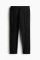 Slim Fit Ankle-length trousers - Black - Men | H&M IN