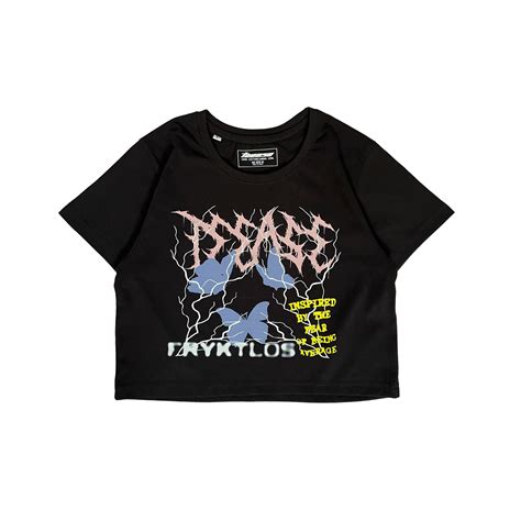 Teease | Inspired by the Fear Crop Top | Graphic Printed T-Shirt – teease