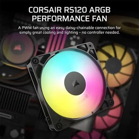Corsair RS120 ARGB Single Case Fan| CO-9050180-WW