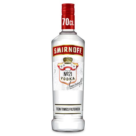 Smirnoff No. 21 Vodka Red Label 37.5% vol 70cl Bottle | Vodka | Iceland ...