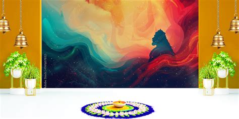 Multicolored Hanuman Ji Wallpaper – Myindianthings