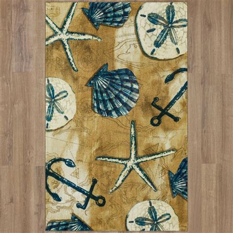 Mohawk Home Prismatic 8 X 10 (ft) Tan Indoor Abstract Mid-century ...