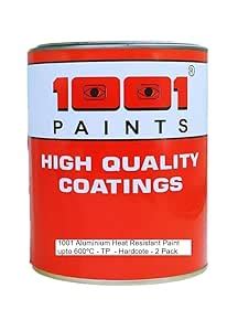 1001 Aluminium Heat Resistant Paint upto 600ºC - TP - Hardcote - 2 Pack ...