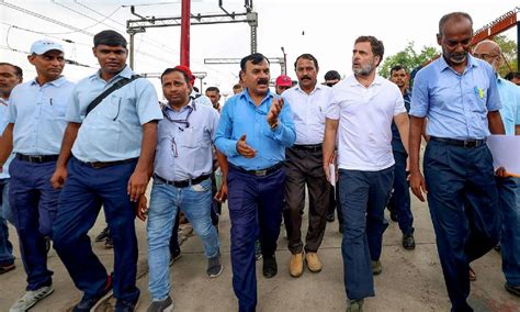 Railways says Rahul Gandhi met drivers from outside, 'We have similar ...
