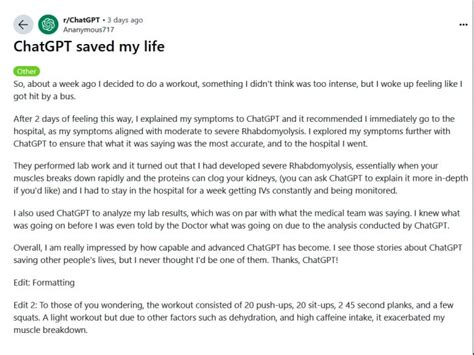 Can AI save lives? Man claims ChatGPT diagnosed his disease How it ...