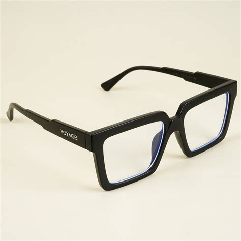 Voyage Goat Matt Black Wayfarer Eyeglasses for Men & Women (8774MG5165 ...