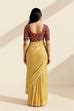 Samantha Ruth Prabhu for Saaki Embroidered Solid Gold Saree