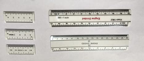 PATWARI SURVEY SCALE/ENGINEERING SCALE/PLOTTING SCALE SET (5 SCALES ...