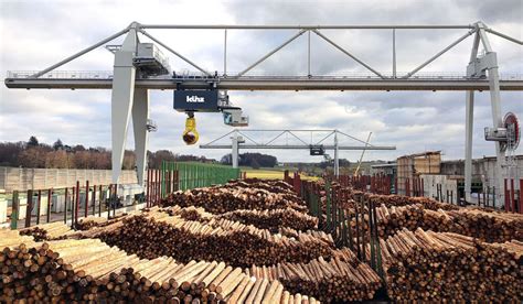 Rail-mounted gantry crane - RMG - Künz GmbH - for logistics / single ...